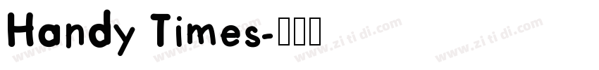 Handy Times字体转换